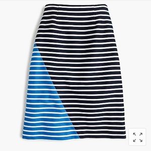 Jcrew colorblock skirt